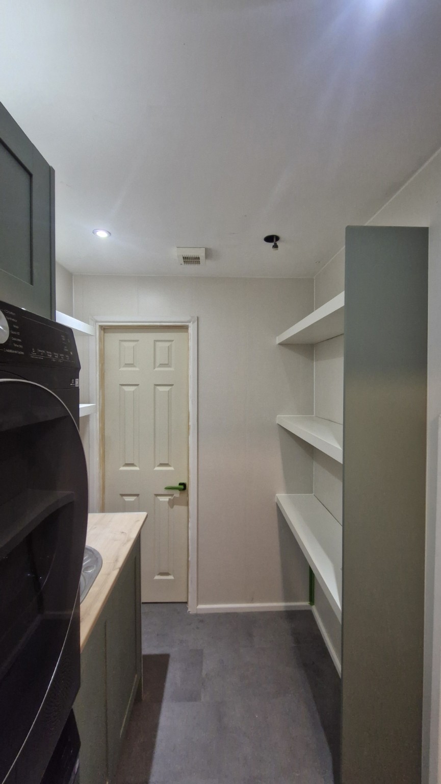 Custom storage shelves