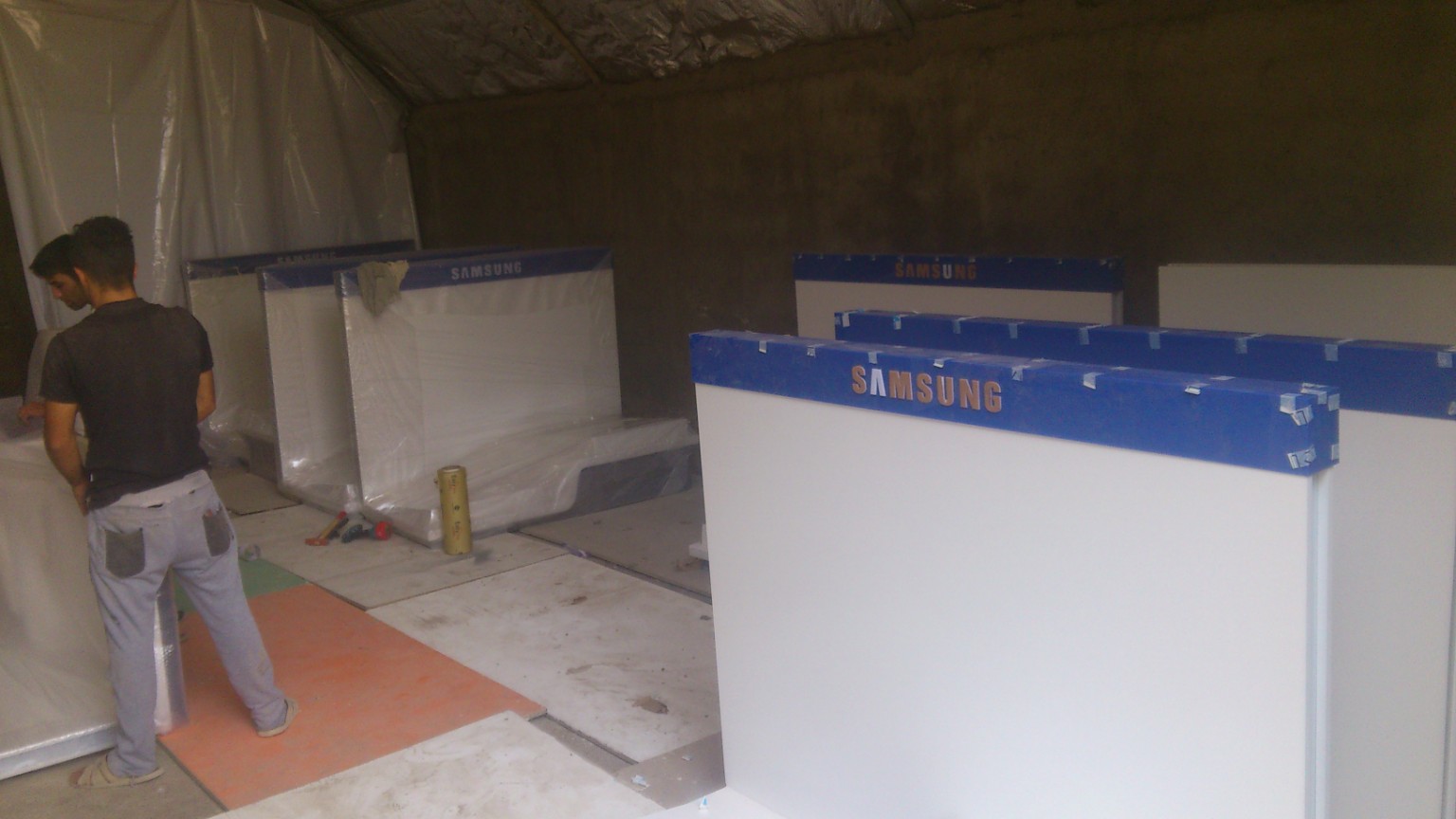 Samsung — Retail Display Stand Production — original project photograph 6