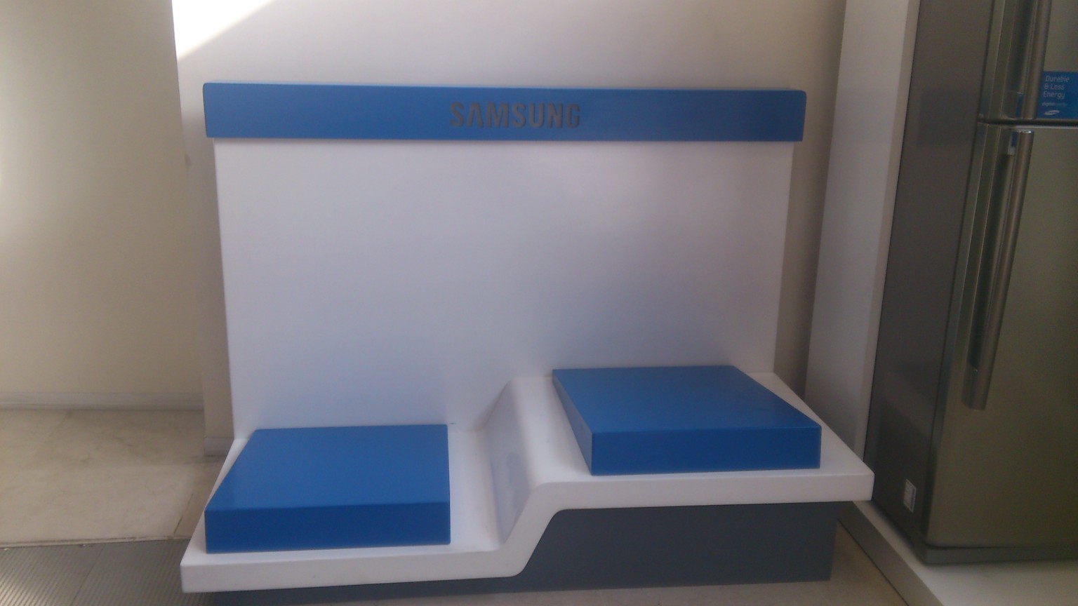Original project photograph: Samsung — Retail Display Stand Production