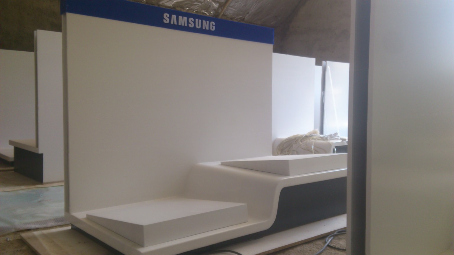 Samsung — Retail Display Stand Production — original project photograph 8