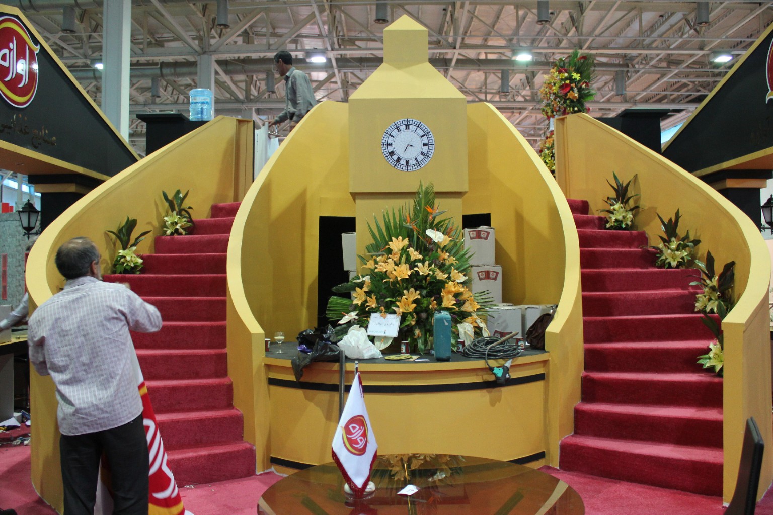 Original project photograph: Avazeh Food Industries — Exhibition Stand