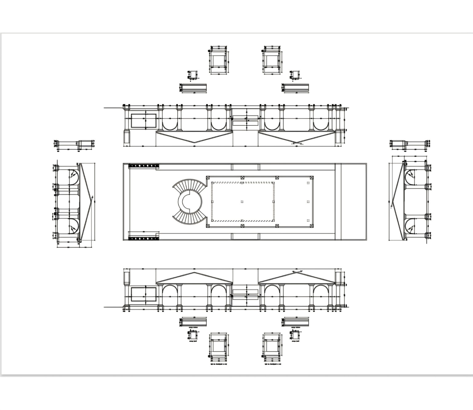 Avazeh Food Industries — Exhibition Stand — original technical drawing 16