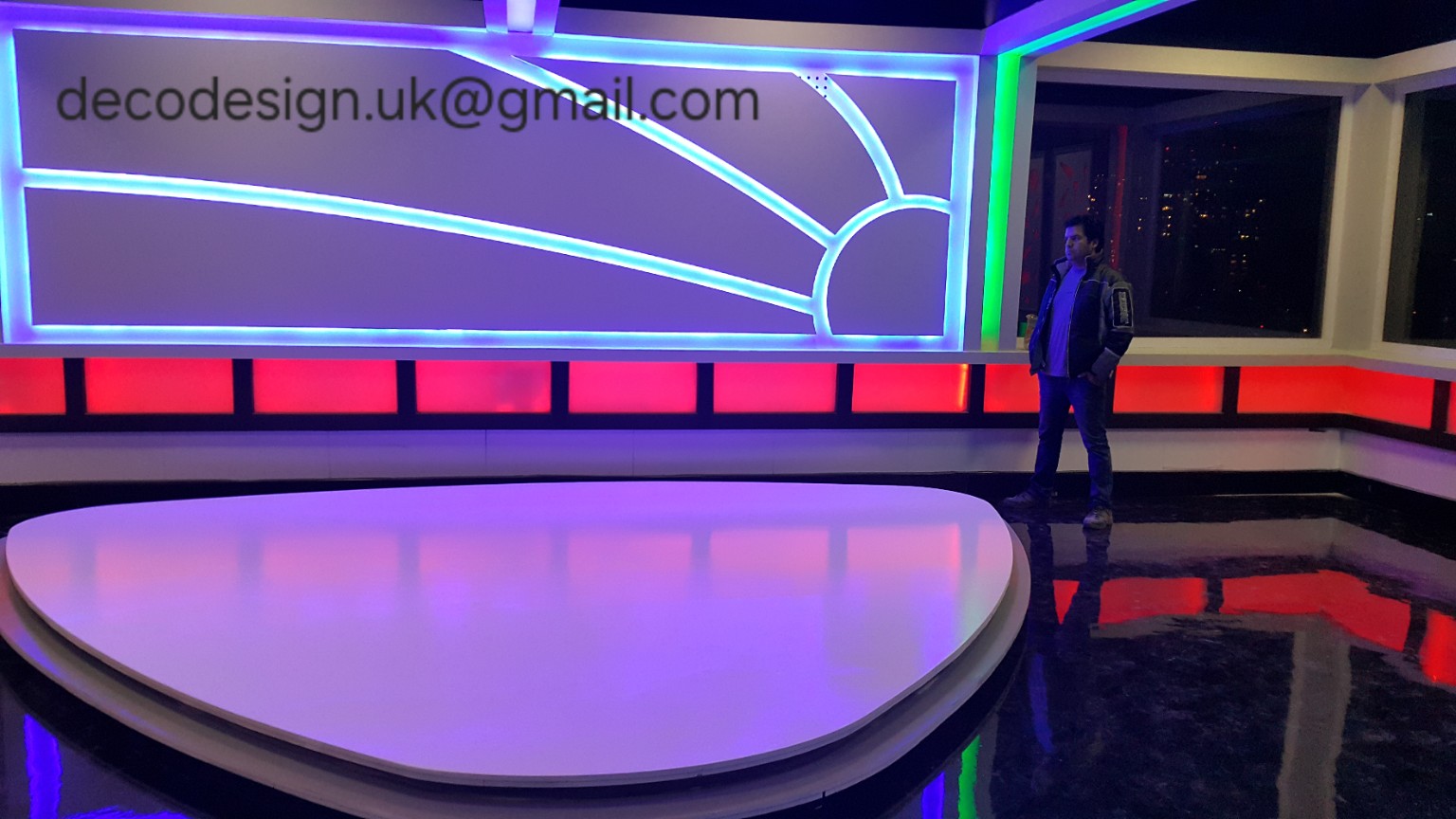 Sib Salamat — Television Studio Set — original project photograph 6