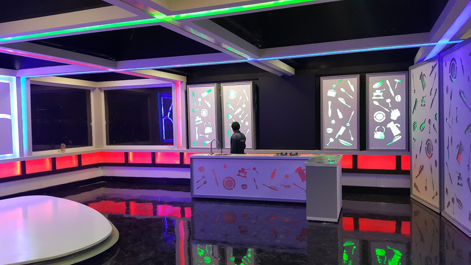 Sib Salamat — Television Studio Set — original project photograph 7