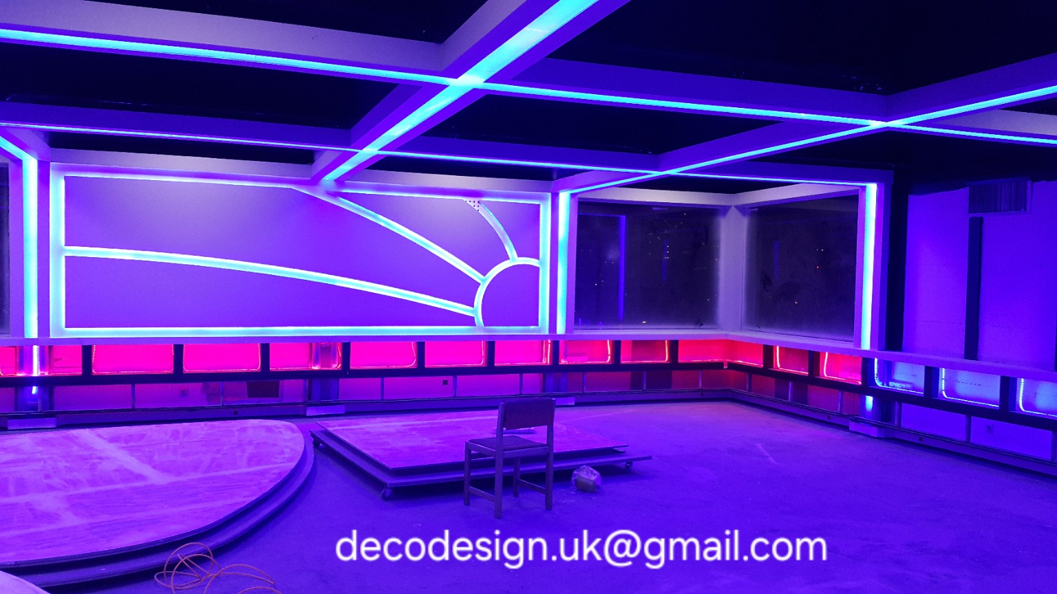Sib Salamat — Television Studio Set — original project photograph 2
