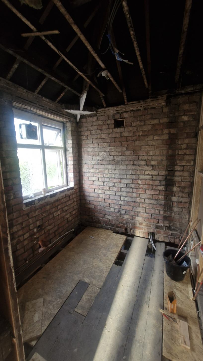 Initial stripped room