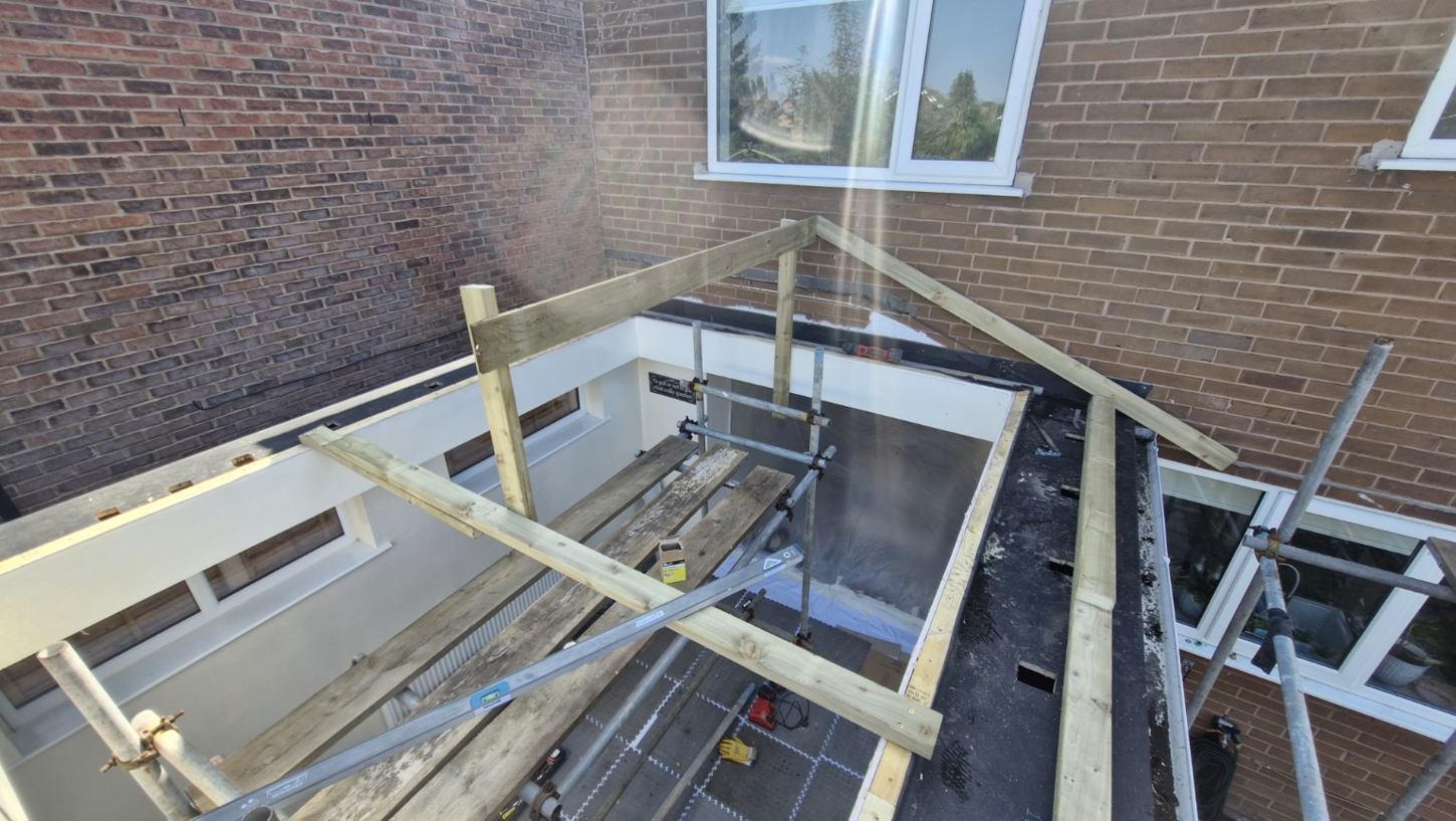 Timber roof framework