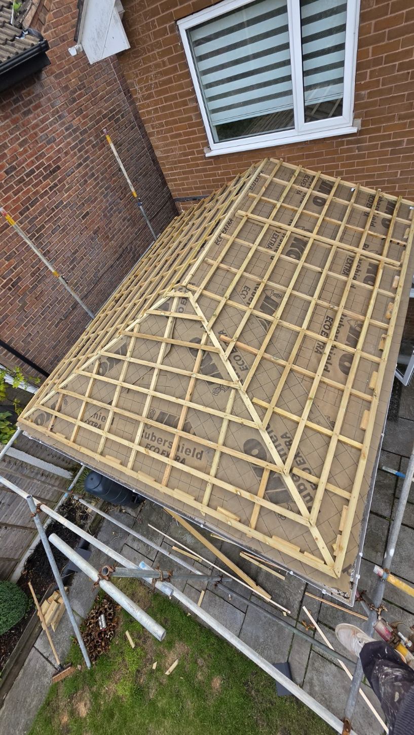 Roof covering installation